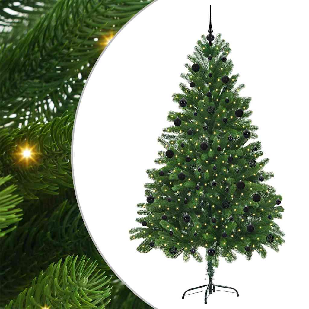 Vidaxl kerstboom met 300 led met standaard groen 210 cm pe