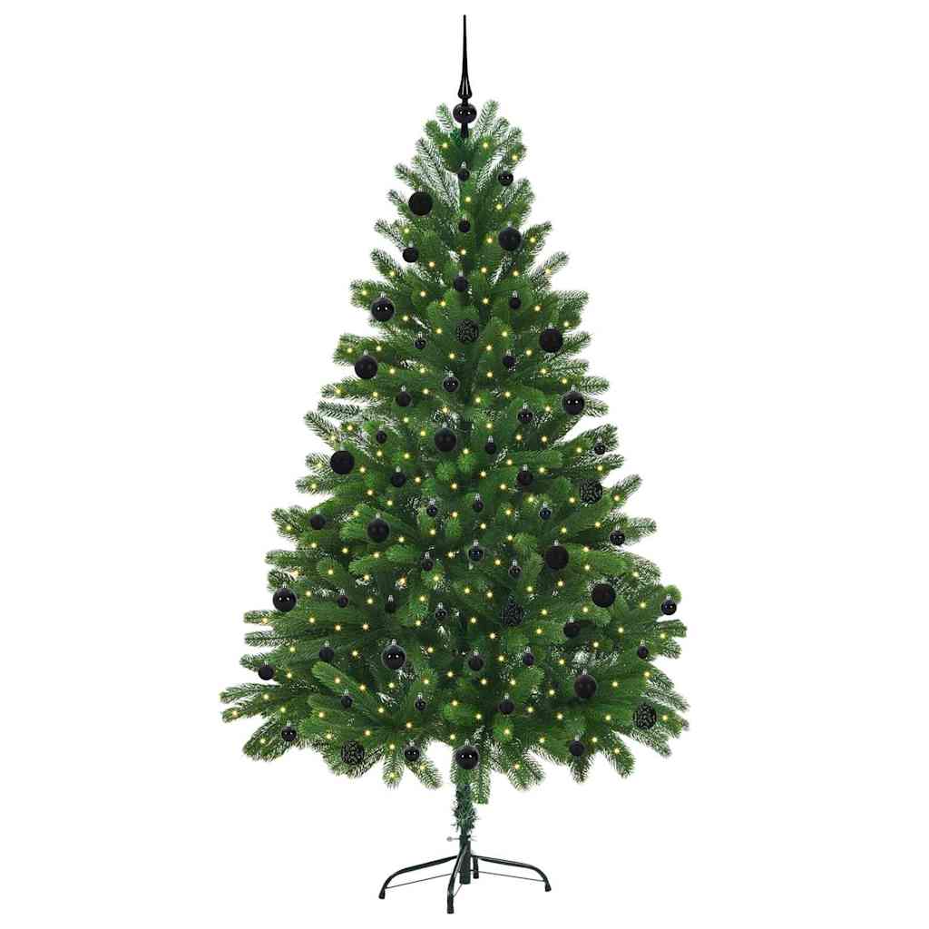Vidaxl kerstboom met 300 led met standaard groen 210 cm pe