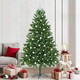 Vidaxl kerstboom met 300 led met standaard groen 210 cm pe