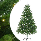 Vidaxl kerstboom met 300 led met standaard groen 210 cm pe