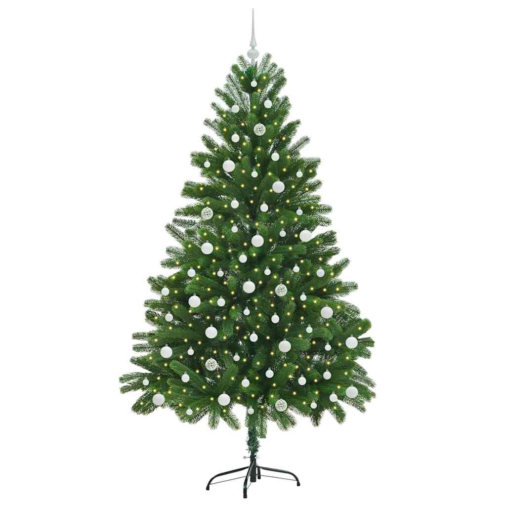 Vidaxl kerstboom met 300 led met standaard groen 210 cm pe