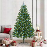 Vidaxl kerstboom met 300 led met standaard groen 210 cm pe