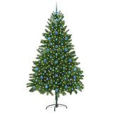 Vidaxl kerstboom met 300 led met standaard groen 210 cm pe