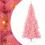 Vidaxl kerstboom met 300 led met standaard roze 180 cm pvc