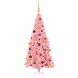 Vidaxl kerstboom roze 180 cm pvc