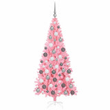Vidaxl kerstboom roze 180 cm pvc