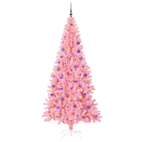 Vidaxl kerstboom roze 180 cm pvc