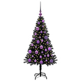 Vidaxl kerstboom zwart 120 cm pvc