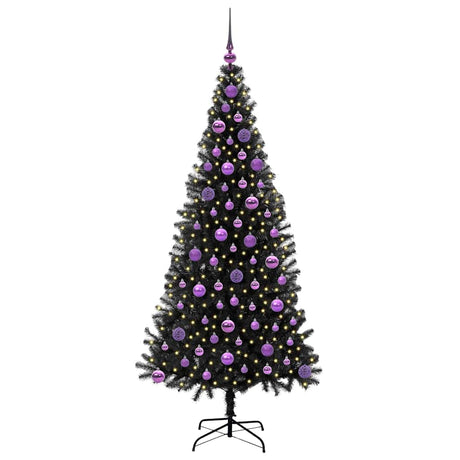 Vidaxl kerstboom zwart 180 cm pvc
