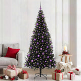 Vidaxl kerstboom zwart 210 cm pvc