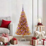 Vidaxl kerstboom goud 120 cm pet