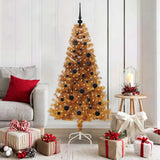 Vidaxl kerstboom goud 150 cm pet