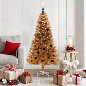 Vidaxl kerstboom goud 150 cm pet
