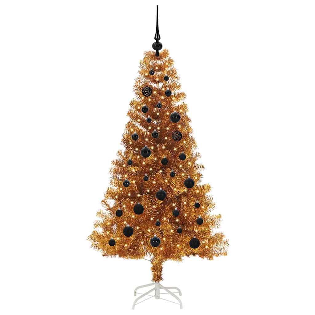 Vidaxl kerstboom goud 150 cm pet