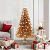 Vidaxl kerstboom goud 150 cm pet