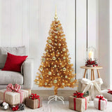 Vidaxl kerstboom goud 150 cm pet
