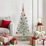 Vidaxl kerstboom zilver 120 cm pet