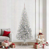Vidaxl kerstboom zilver 210 cm pet