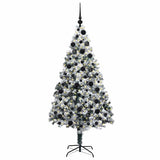 Vidaxl kunstkerstboom met 300 led wit 180 cm pvc en staal en kunststof