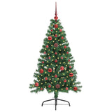 Vidaxl kunstmatig voorverlicht kerstboom met 150 led groen 120 cm pvc