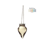Ideen 4 Jahreszeiten Blumenvase Brise hängend ø6xh31cm Sand