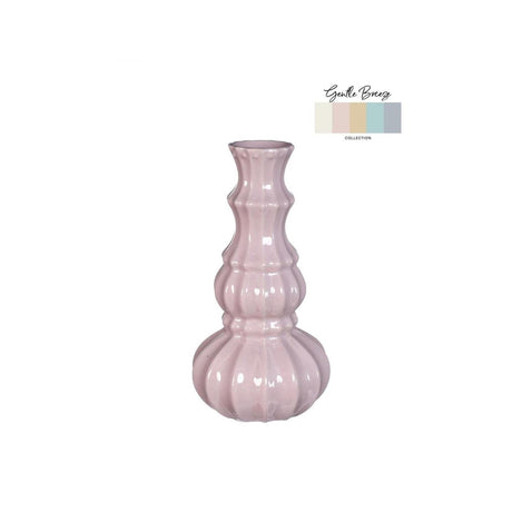 Ideen 4 Jahreszeiten Vase Delphi ø9xh16,9cm zartrosa