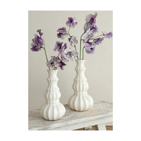 Ideen 4 Jahreszeiten Vase Delphi ø9xh16,9cm Cremesand