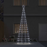 Vidaxl led kerstboom ekenas 400 cm 800 led's koudwit staal koudwit