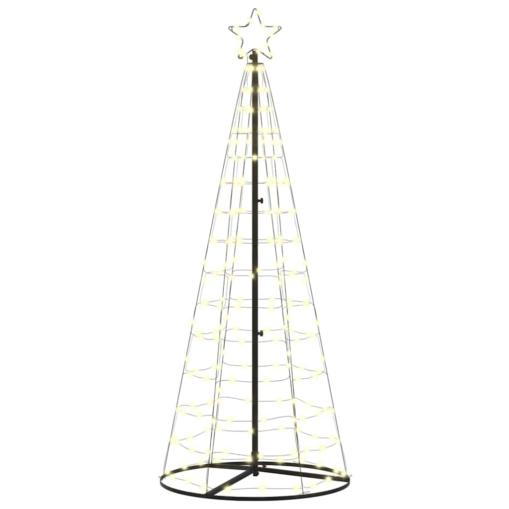 Vidaxl led kerstboom ekenas 250 cm 390 led's warmwit staal warmwit