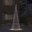 Vidaxl led kerstboom ekenas 400 cm 800 led's meerkleurig staal