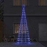 Vidaxl led kerstboom ekenas 400 cm 800 led's blauw staal blauw