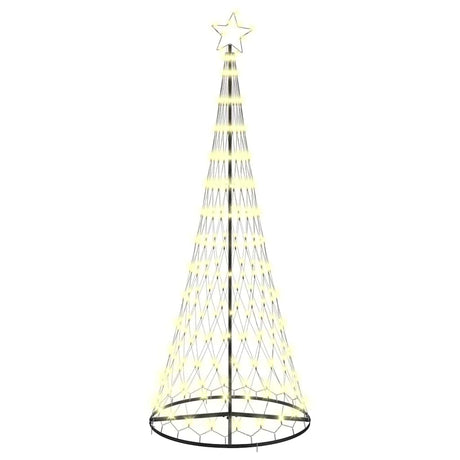 Vidaxl led kerstboom warmwit 250 cm metaal