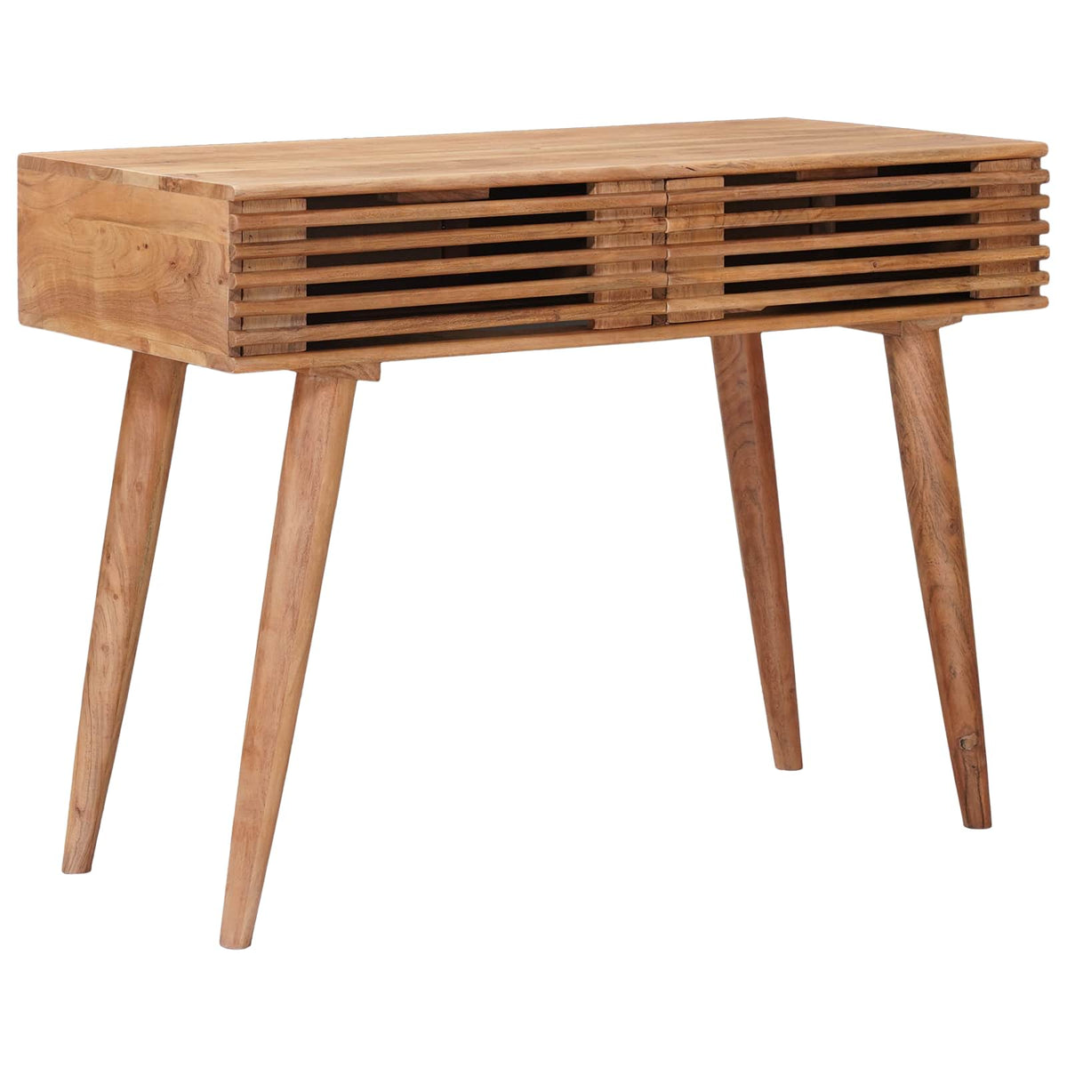 Vidaxl handgemaakt bureau teakbruin 100 x 48 x 76 cm