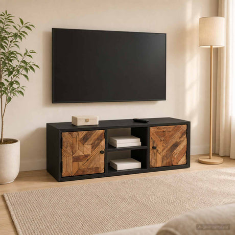 Vidaxl tv-kast met plank met opslag met de deur 105 x 30 x 35 cm