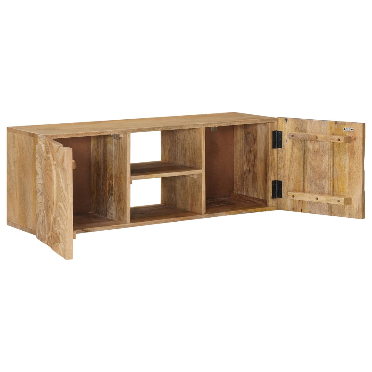 Vidaxl wand tv-kast met plank met opslag met de deur 100 x 30 x 35 cm