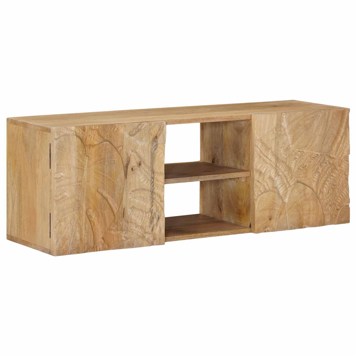 Vidaxl wand tv-kast met plank met opslag met de deur 100 x 30 x 35 cm