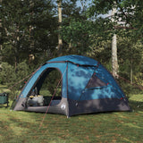 Vidaxl koepeltent met verwijderbare regenkap 4-persoons blauw
