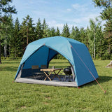 Vidaxl backpacking tent 2-persoons blauw 185t polyester met pu coating