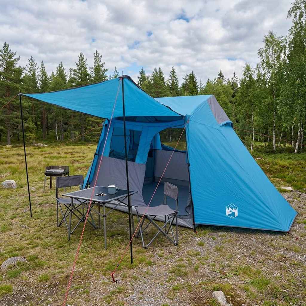Vidaxl tunneltent blauw 475 x 220 x 192 cm