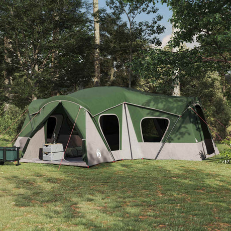 Vidaxl gezinstent 14-persoons groen 185t polyester met pu coating