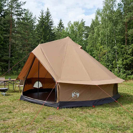 Vidaxl gezinstent 8-persoons bruin polykatoen