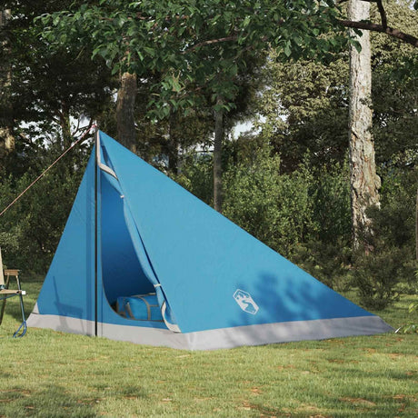 Vidaxl backpacking tent 4-persoons blauw 185t polyester met pu coating