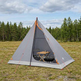 Vidaxl backpacking tent 2-persoons grijs en oranje