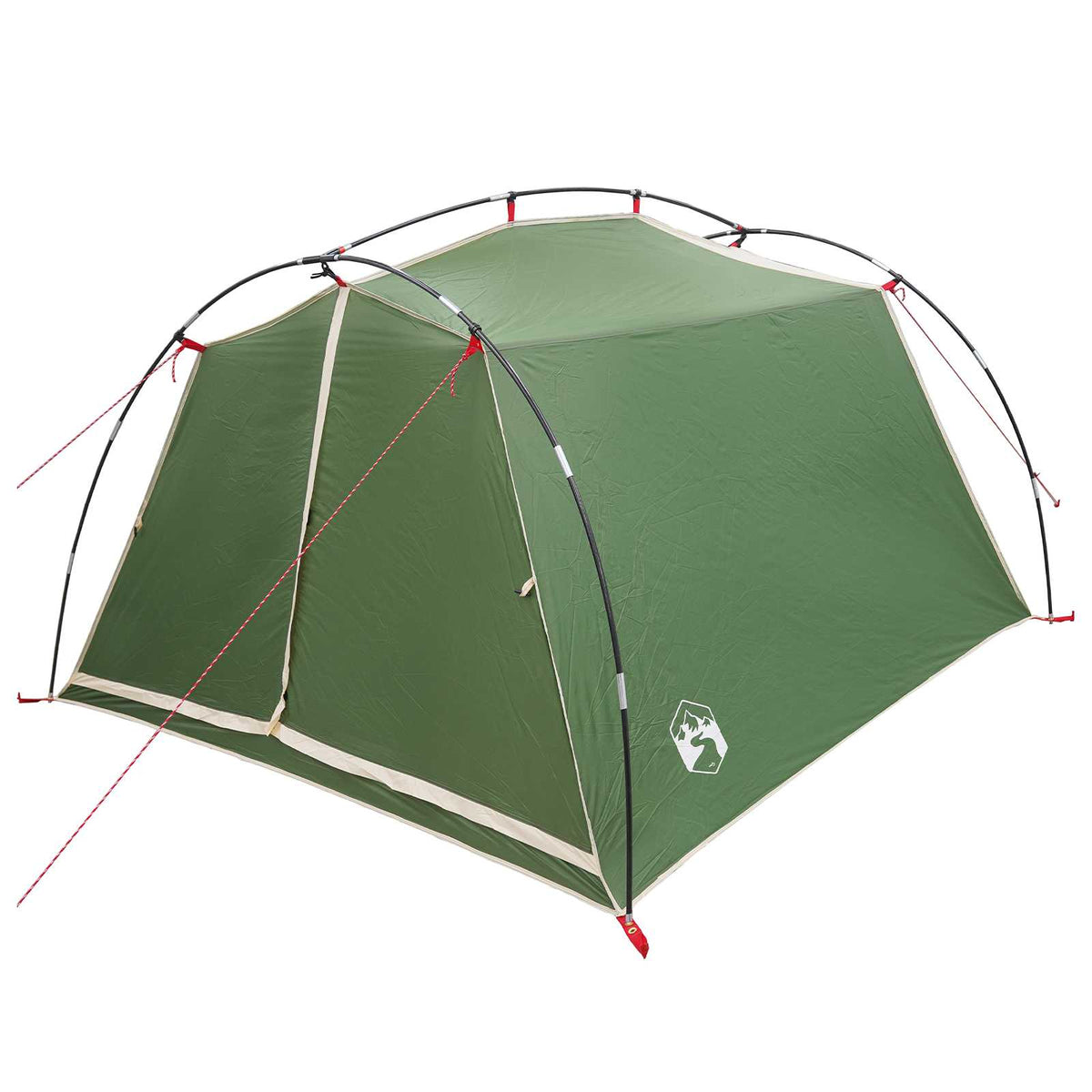 Vidaxl tunneltent 2-persoons groen 185t polyester met pu coating