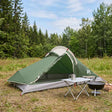 Vidaxl backpacking tent 2-persoons groen 185t polyester met pu coating