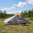 Vidaxl backpacking tent 2-persoons grijs en oranje