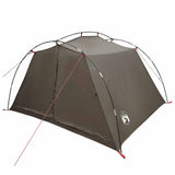 Vidaxl tunneltent 4-persoons bruin en grijs