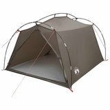 Vidaxl tunneltent 2-persoons bruin en grijs