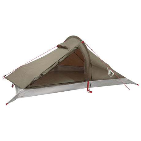 Vidaxl backpacking tent 4-persoons bruin en grijs