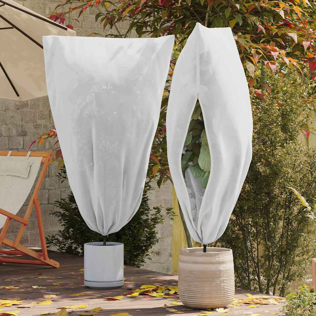 Vidaxl vorstbescherming plantenfleece covers 5 st wit 1,55 x 1 m
